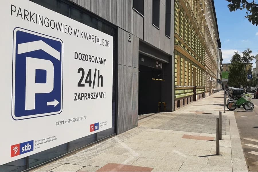 Można składać wnioski o abonament w Parkingu Kwartał 36 Parking w Szczecinie
