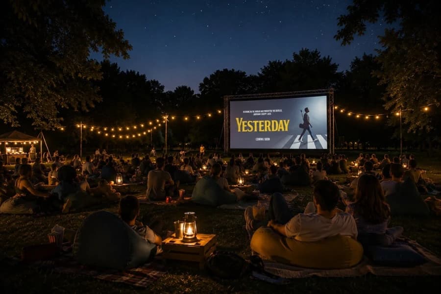 Kino plenerowe w Dąbiu. We wtorek trzeci seans pod chmurką Zdjęcie ilustracyjne || Przed nami trzeci seans w ramach "Kina plenerowego w Dąbiu"