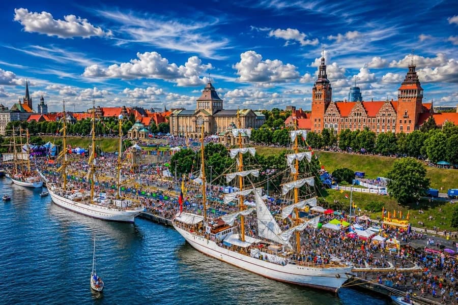 Żagle 2026. Weekend pełen dobrej zabawy w żeglarskim klimacie Żaglowce przy Wałach Chrobrego w Szczecinie.