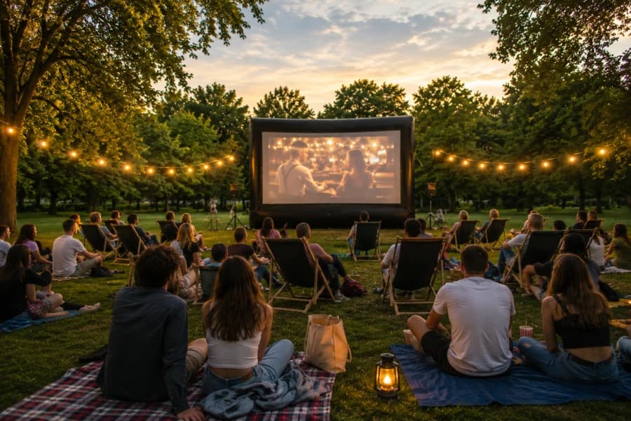 Kino plenerowe w Dąbiu wraca po krótkiej przerwie. We wtorek „Czas na miłość” Już we wtorek, 18 sierpnia, mieszkańcy ponownie spotkają się na Skwerze im. ks. dr. Kazimierza Świetlińskiego, by wspólnie obejrzeć film na dużym ekranie.