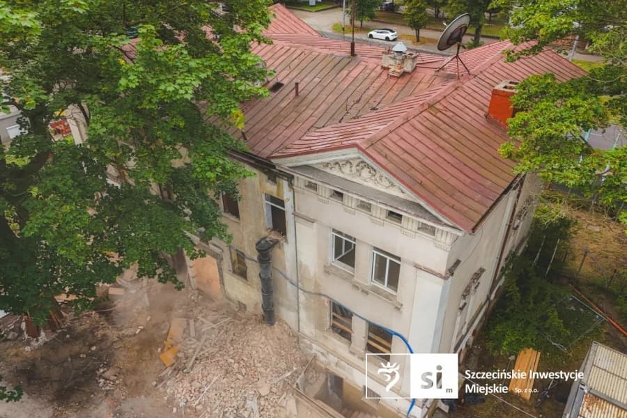 Wspólny Dom Hospicyjny. Początek dużej przebudowy Wspólny Dom Hospicyjny.