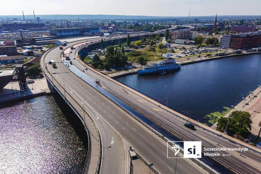 Remont Trasy Zamkowej w Szczecinie trwa. Beton, bitum i stal na kolejnych odcinkach Prace na Trasie Zamkowej w Szczecinie