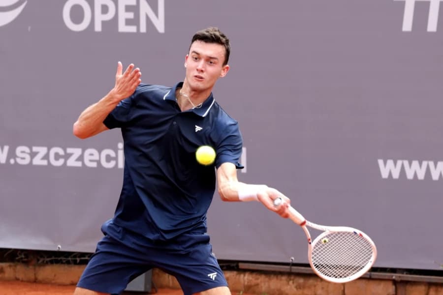 Invest in Szczecin Open 2026. Pieczonka o krok od turnieju głównego! Filip Pieczonka. Materiały prasowe Invest in Szczecin Open