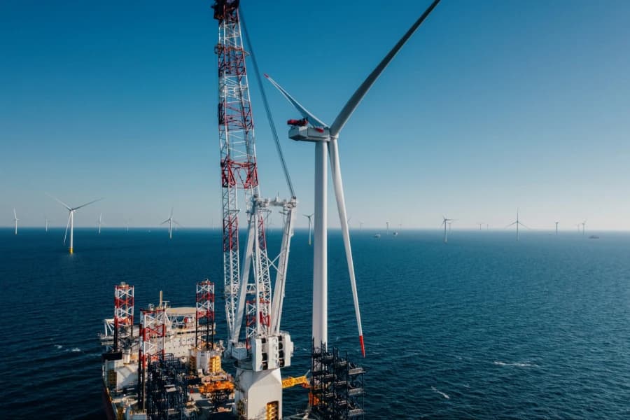 Ostatnia turbina Baltic Power już na miejscu. Szczecin ważnym ogniwem offshore wind Morska turbina wiatrowa