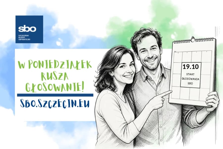 SBO 2027. W poniedziałek rusza głosowanie. Zdecyduj, na co przeznaczyć 22,5 mln zł! Już w najbliższy poniedziałek rusza głosowanie w Szczecińskim Budżecie Obywatelskim 2027. Mieszkańcy wybiorą najlepsze propozycje spośród 153 projektów, które znalazły się na listach do głosowania.