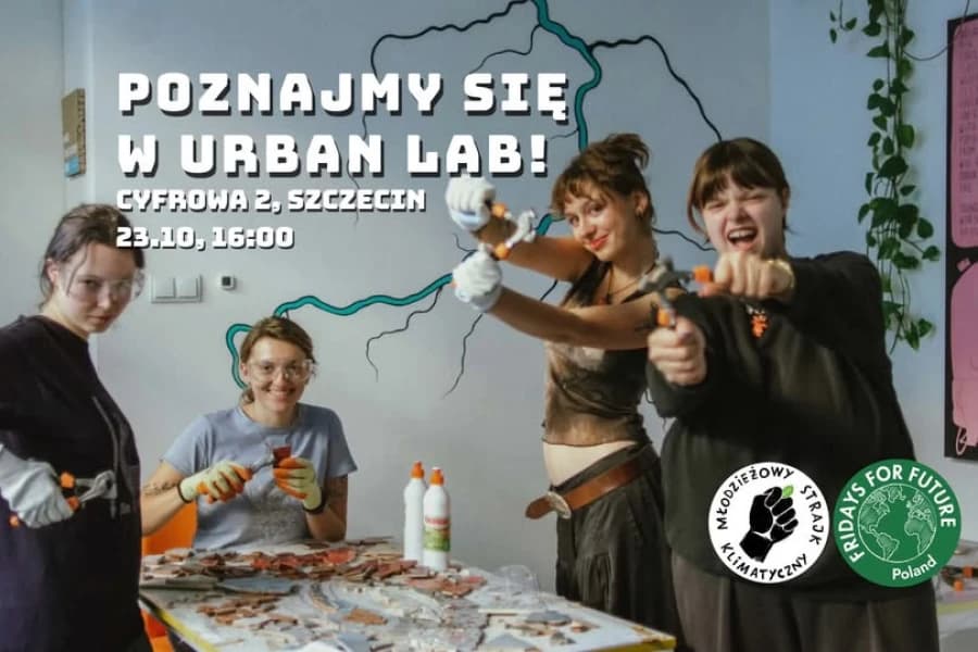 Młodzieżowy Strajk Klimatyczny w Szczecinie. Spotkanie 23 października Oddajmy ryby Odrze. Spotkanie z Młodzieżowym Strajkiem Klimatycznym w Urban Lab Szczecin
