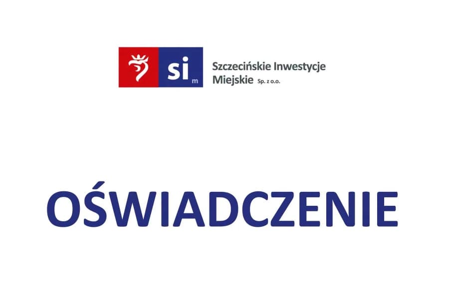 Szczecińskie Inwestycje Miejskie a SIM Szczecin. Ważne wyjaśnienie Oświadczenie