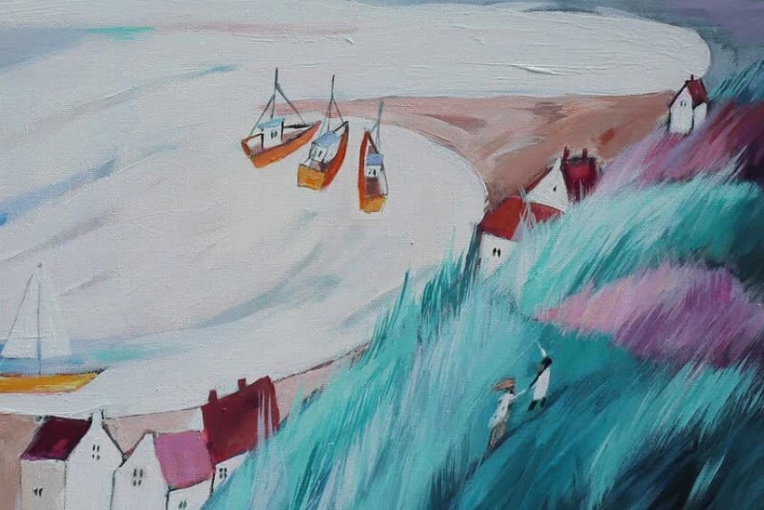 „Jezioro Głębokie” wystawa obrazów Nataszy Piskorskiej