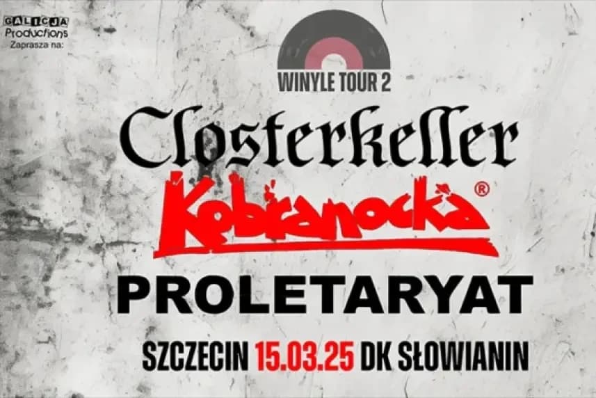 Winyle Tour #2: Kobranocka, Proletaryat, Closterkeller
