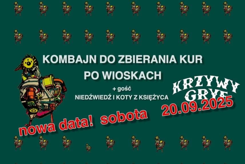 Kombajn Do Zbierania Kur Po Wioskach + gość