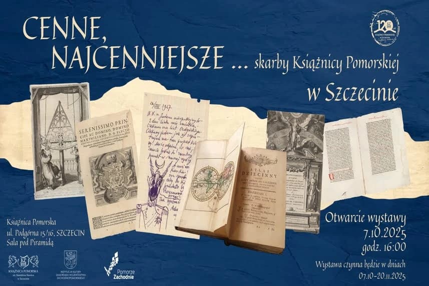 Cenne, najcenniejsze...skarby Książnicy Pomorskiej w Szczecinie