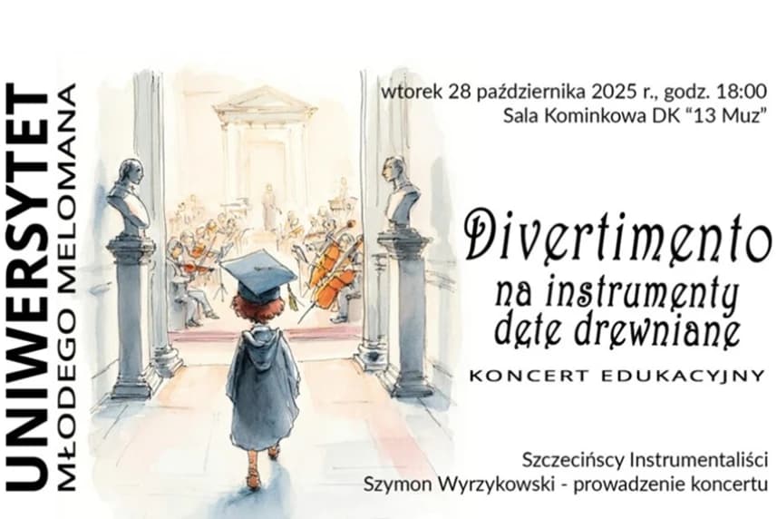Divertimento na instrumenty dęte drewniane – koncert w ramach Uniwersytetu Młodego Melomana