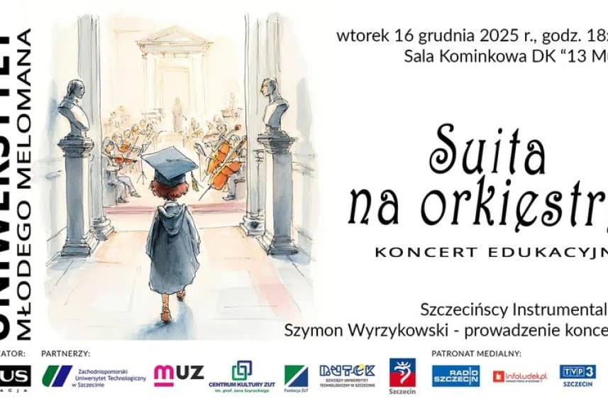 Suita na orkiestrę - koncert w ramach Uniwersytetu Młodego Melomana Suita na orkiestrę - koncert w ramach Uniwersytetu Młodego Melomana