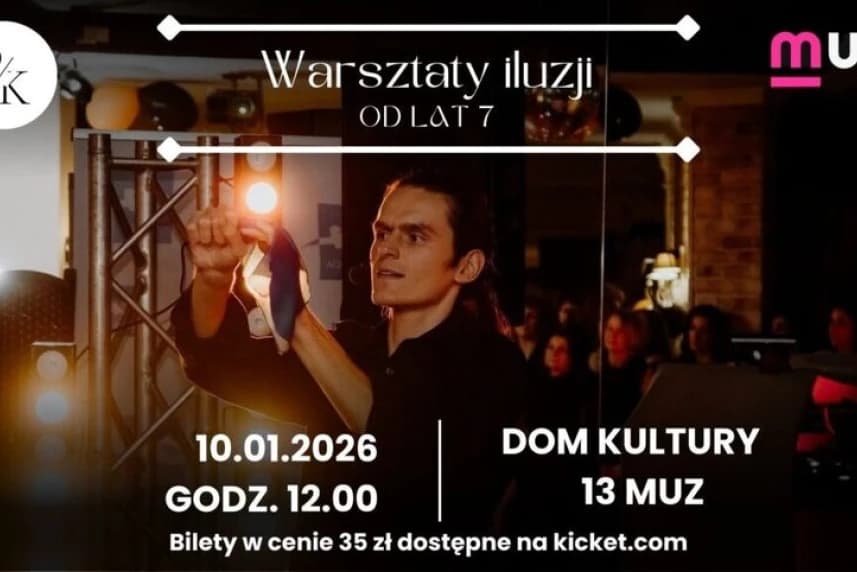 Warsztaty iluzji dla dzieci i młodzieży Warsztaty iluzji dla dzieci i młodzieży