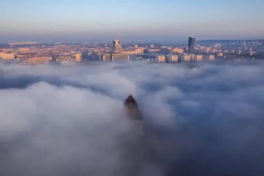 Szczecin – miasto we mgle. Szczecin – miasto we mgle.