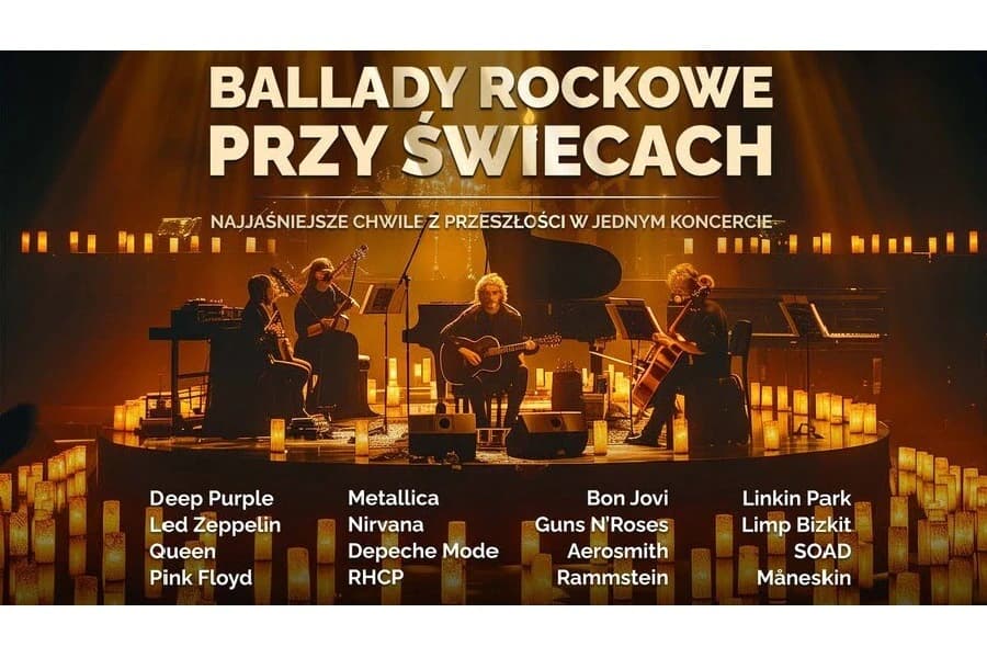 Ballady rockowe przy świecach