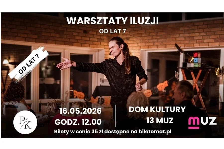 Warsztaty iluzji dla dzieci i młodzieży od lat 7
