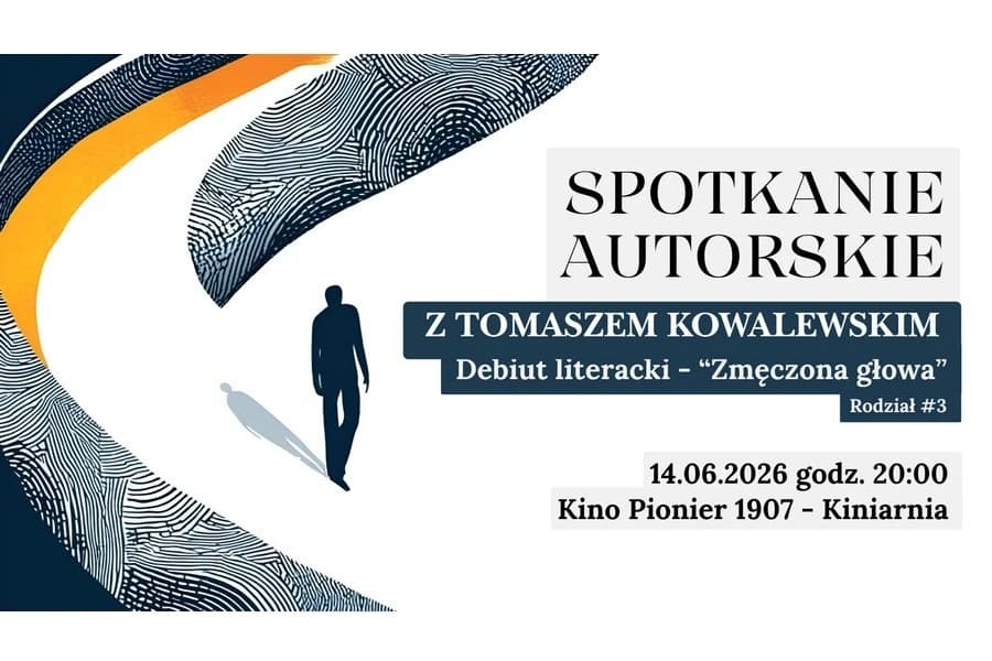 Cykl spotkań autorskich z Tomaszem Kowalewskim - Debiut literacki „Zmęczona Głowa” Cykl spotkań autorskich z Tomaszem Kowalewskim - Debiut literacki „Zmęczona Głowa”