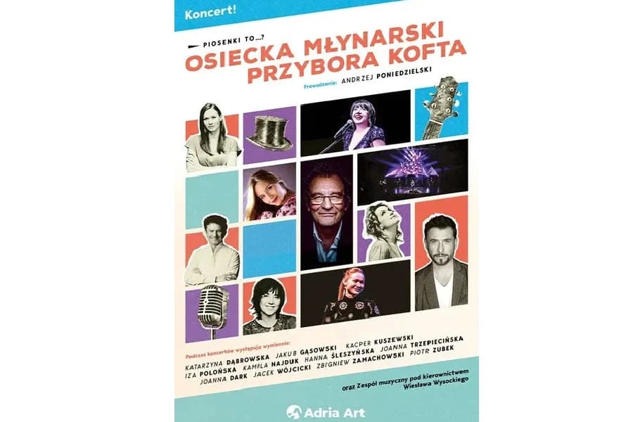 Piosenki to...? – koncert Osiecka, Młynarski, Przybora, Kofta