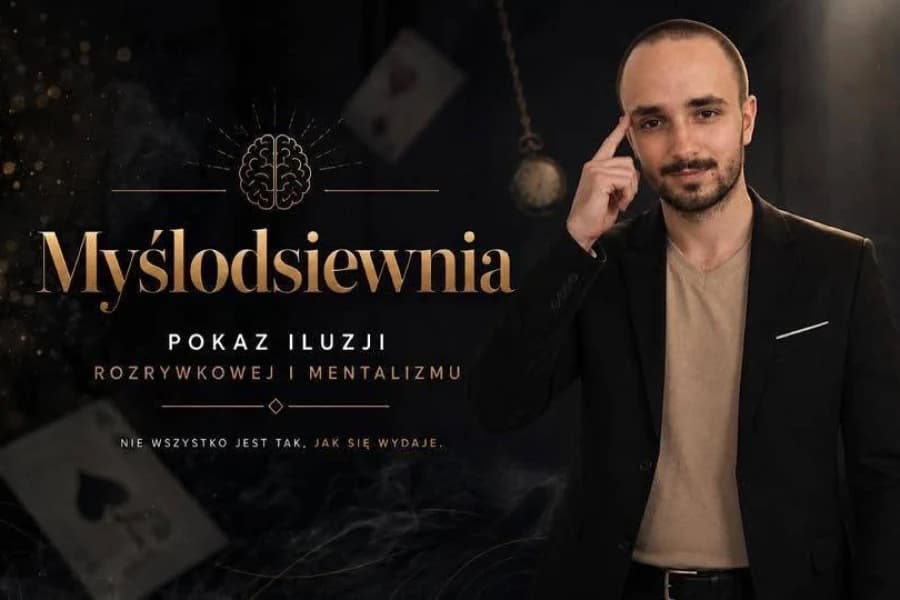„Myślodsiewnia - pokaz iluzji rozrywkowej i mentalizmu” „Myślodsiewnia - pokaz iluzji rozrywkowej i mentalizmu”