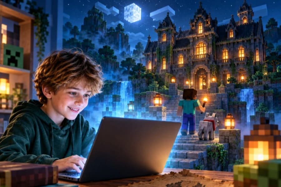 Minecraft – Ucieczka z tajemniczej rezydencji