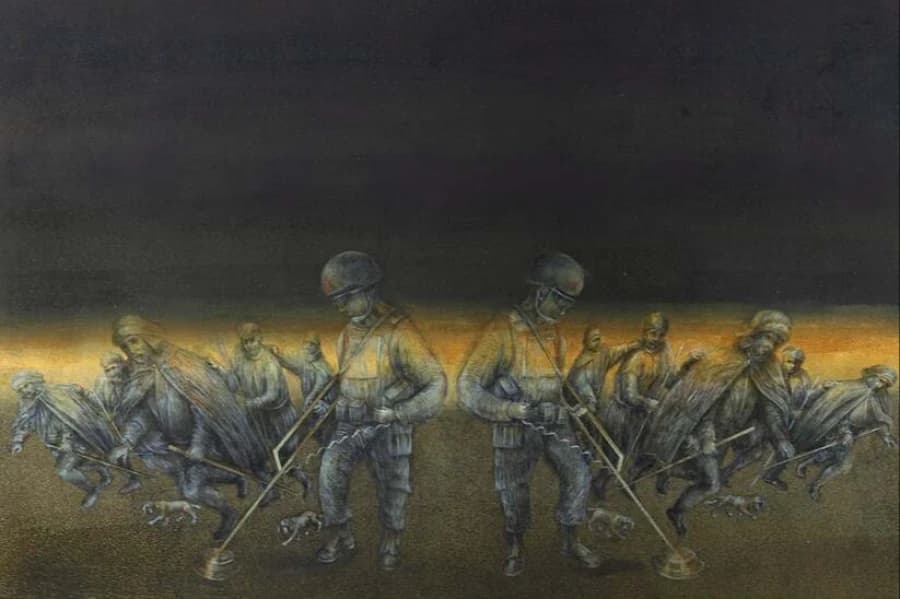 Marcin Krawczuk- "Schwarzplan"- malarstwo